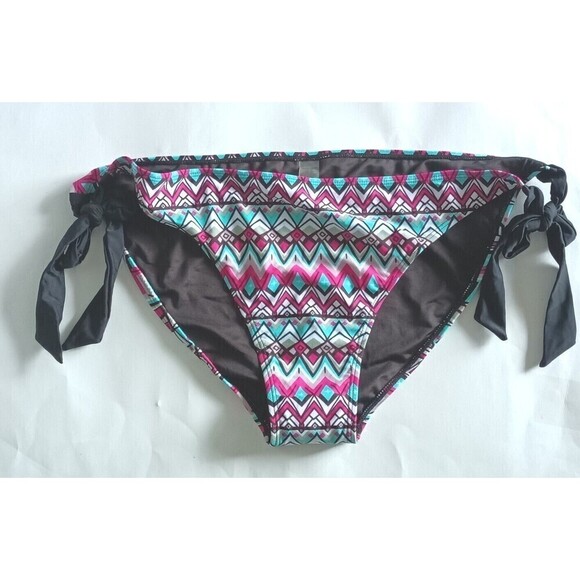 Abstract Print Adjustable Side Tie Bikini Bottom Size 3x NWOT Unbranded - Picture 1 of 6